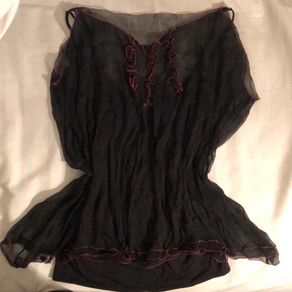 NEW* Sexy BCBG Sheer Blouse